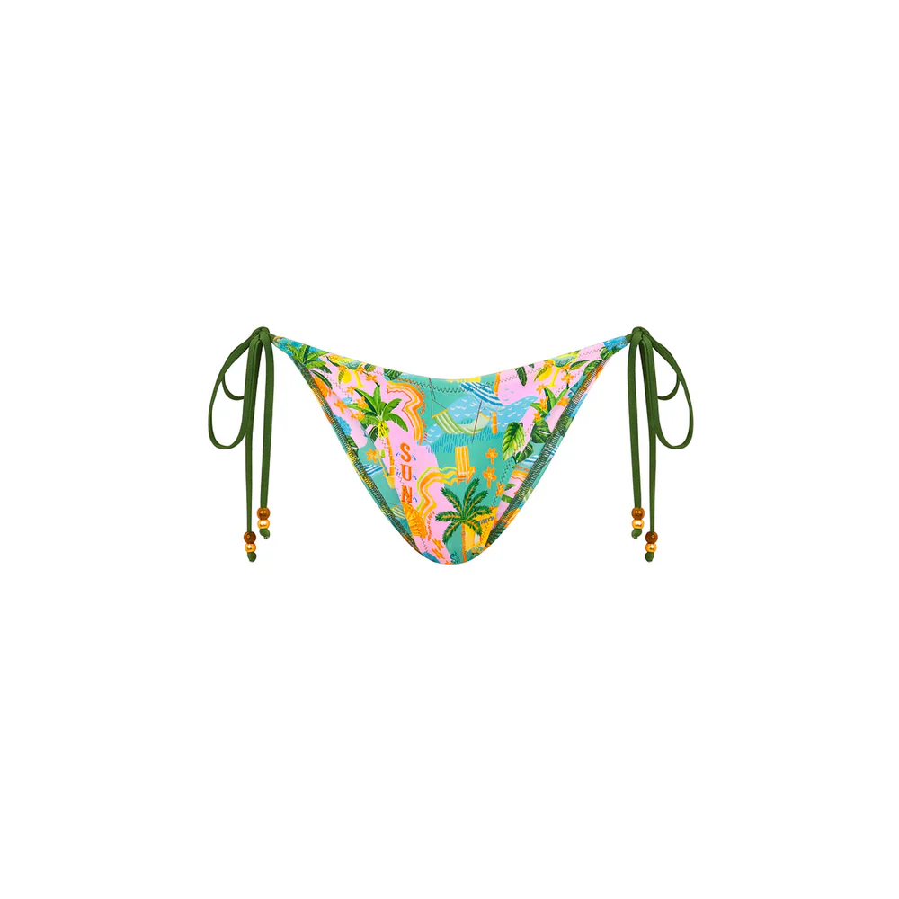 Kulani Kinis Sunlit Spritz Tie Side Bottom