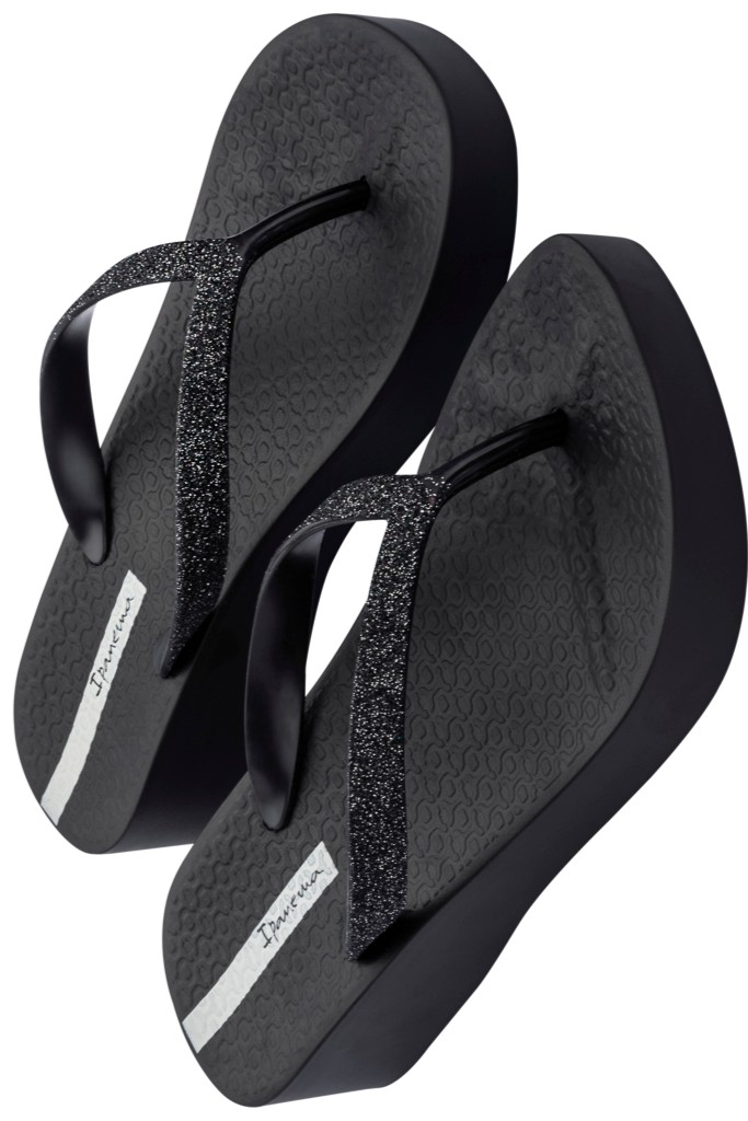 Ipanema Slippers Zwart Hoge Zool Glitters Ipanema Slippers Zwart Hoge Zool Glitters