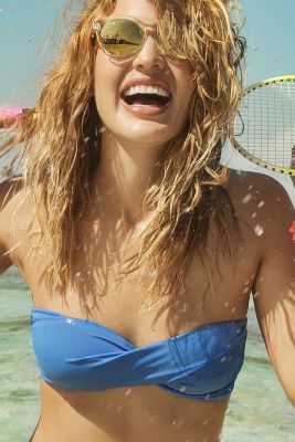 Phax Color Mix Strapless Twist Bikini Top Hortensia Blue-Hortensia Blauw