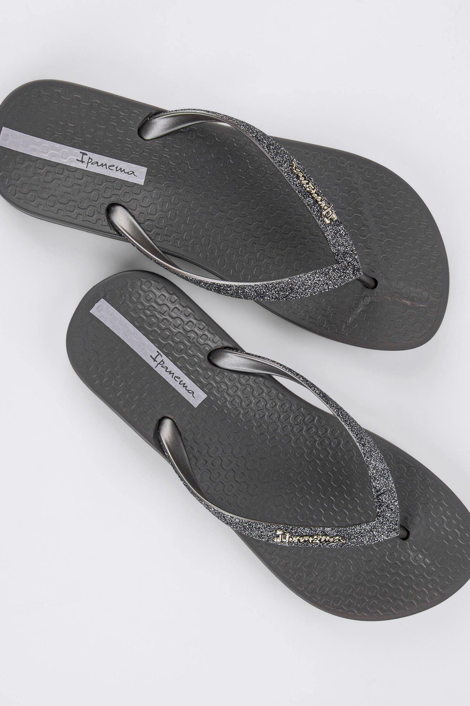 Ipanema Slippers Grijs met Glitter