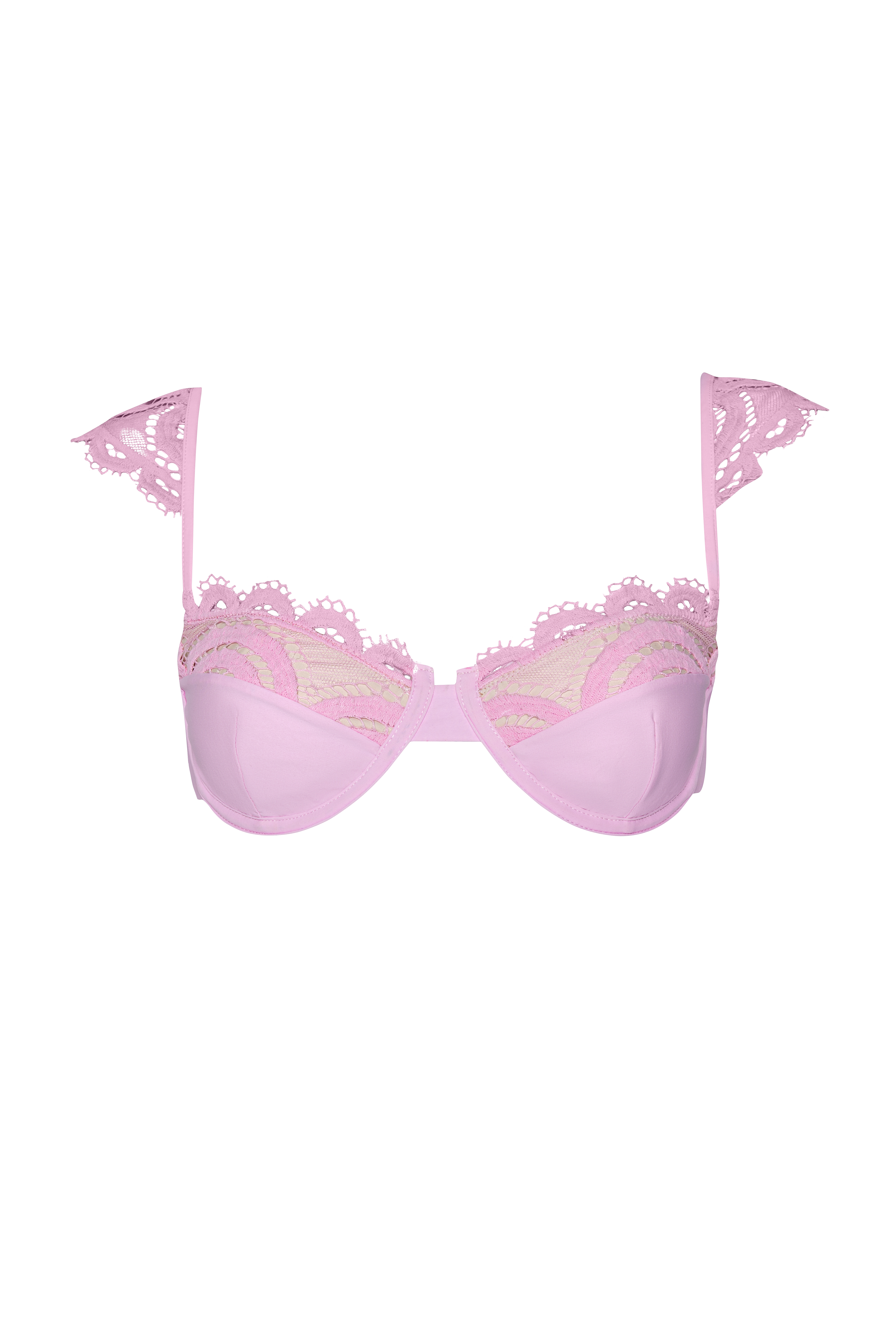 PQ Swim Rosé Gia Kanten Beugel Top