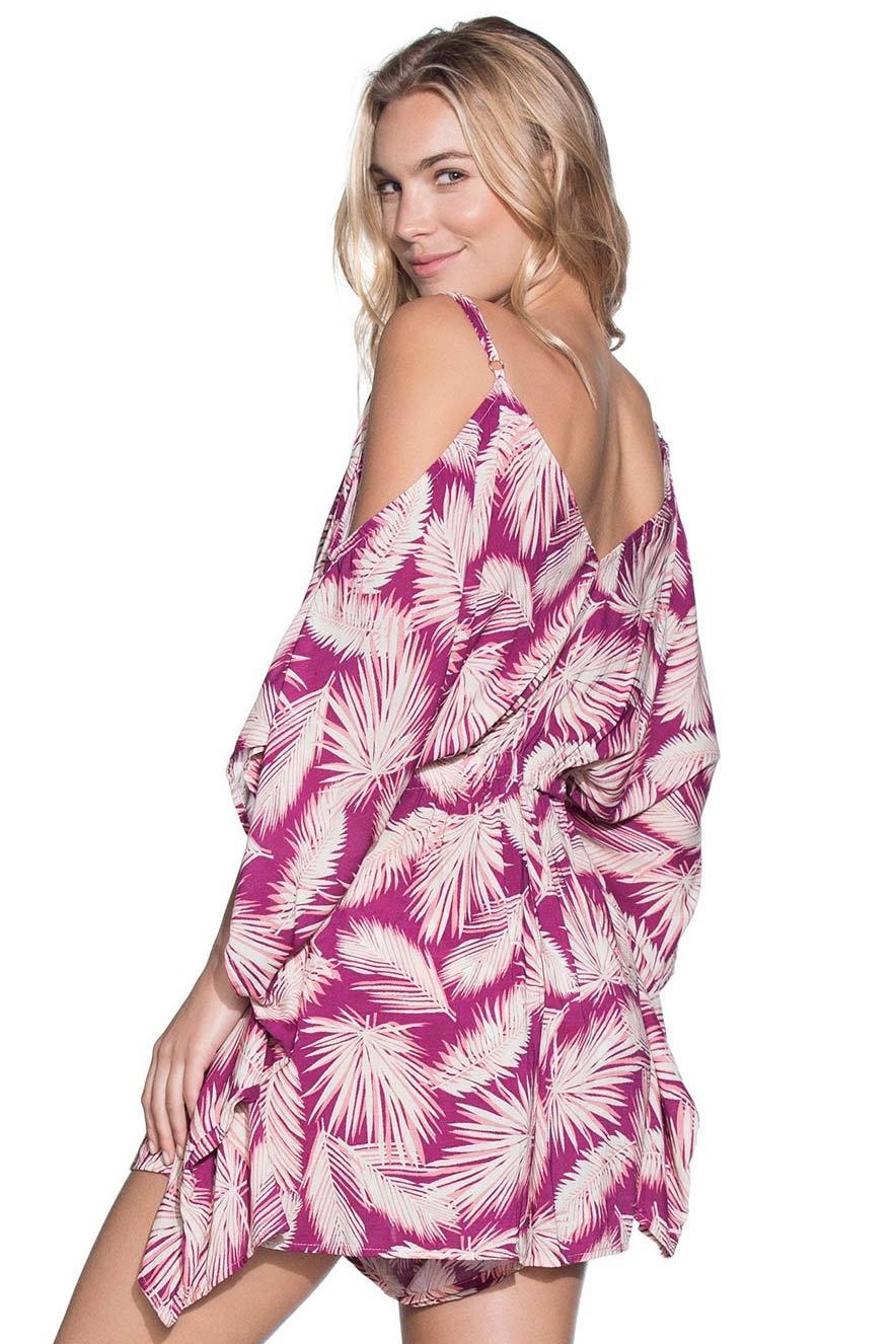 Maaji Red Seashells Romper-large-Multicolour