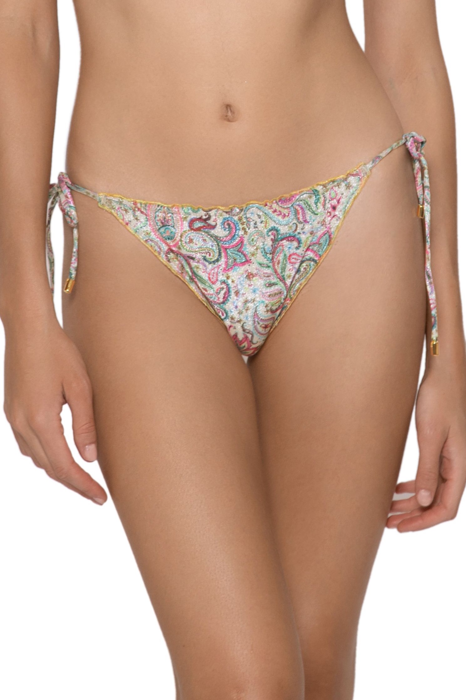 Pq Swim Paisley Coast Tie Side Bikini Broekje