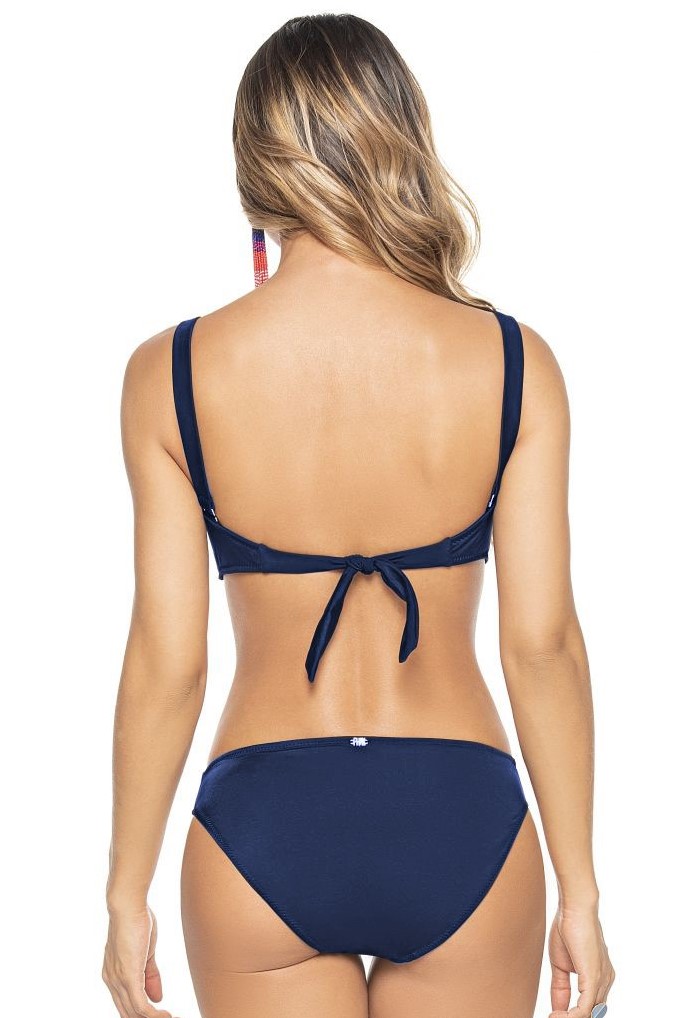 Phax Navy Blauwe Beugel Bandeau Bikini 