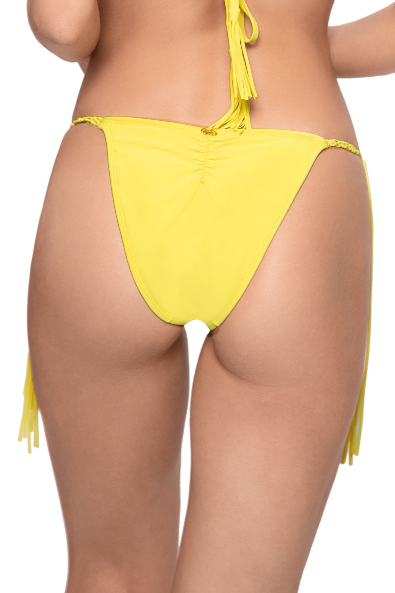 Pilyq Swim Sunshine Mila Isla Bikini Bottom Yellow 
