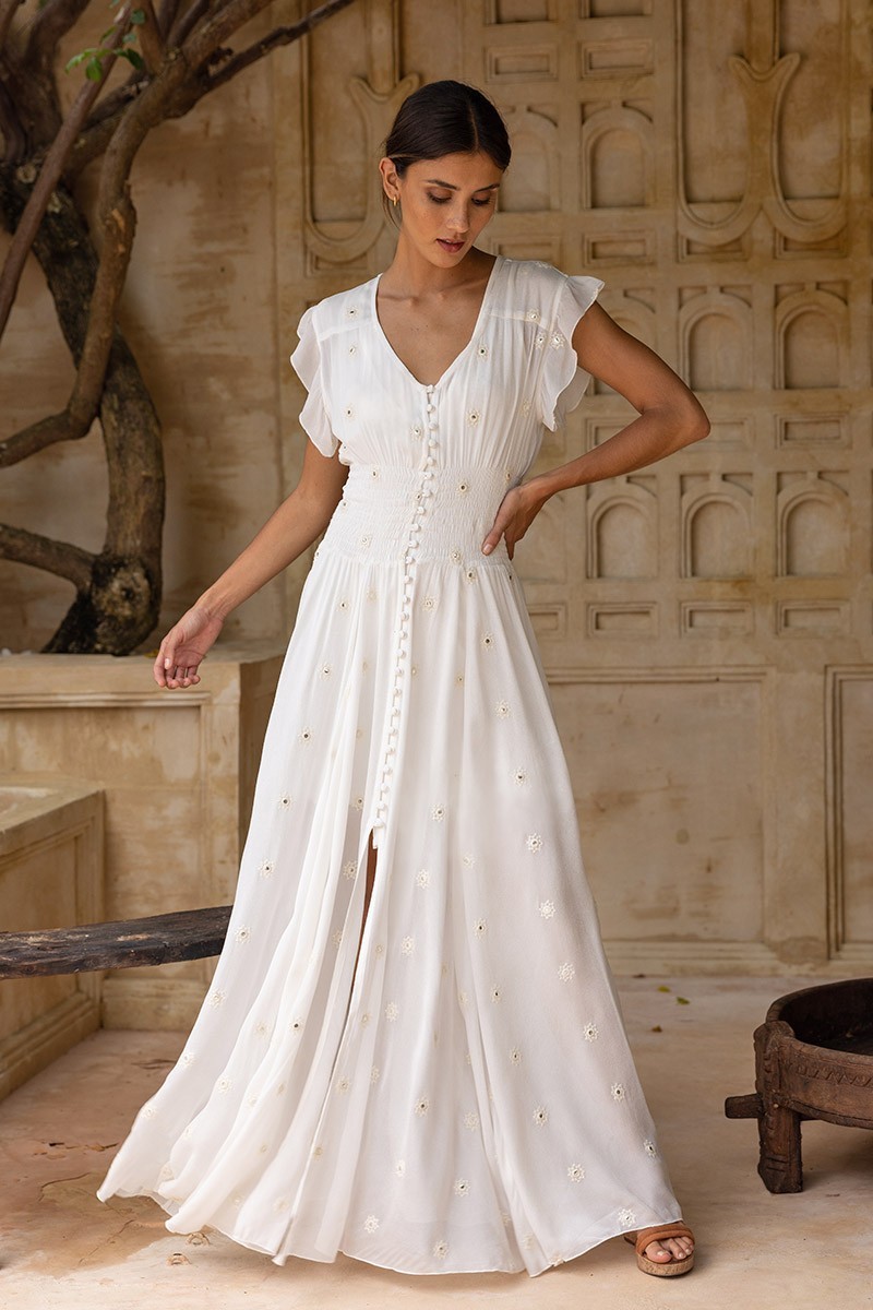Miss June Long Dress Rosanna White