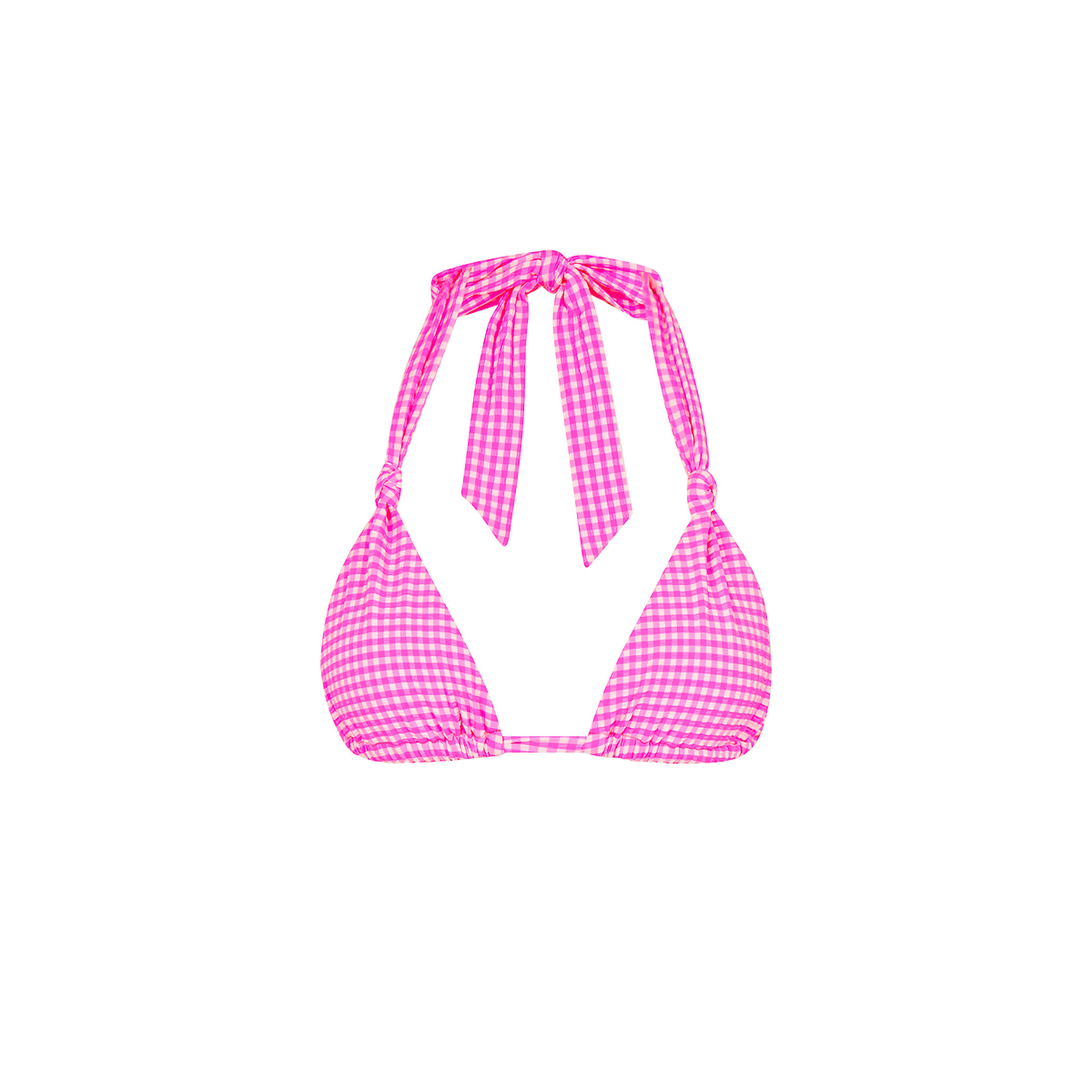 Kulani Kinis Pink Diva Knot Halter Top