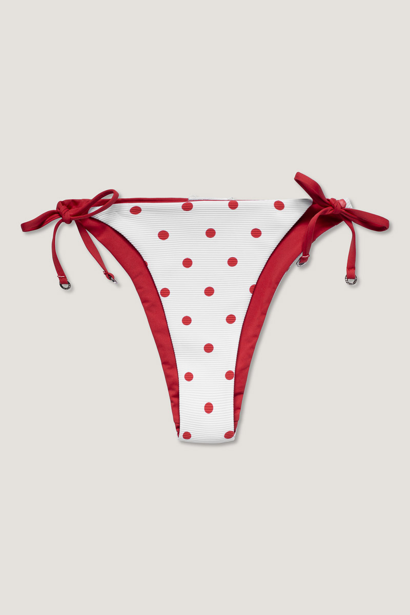 Panos Emporio Polka Dot Omkeerbaar Tie Side Broekje Panos Emporio Polka Dot Omkeerbaar Tie Side Broekje