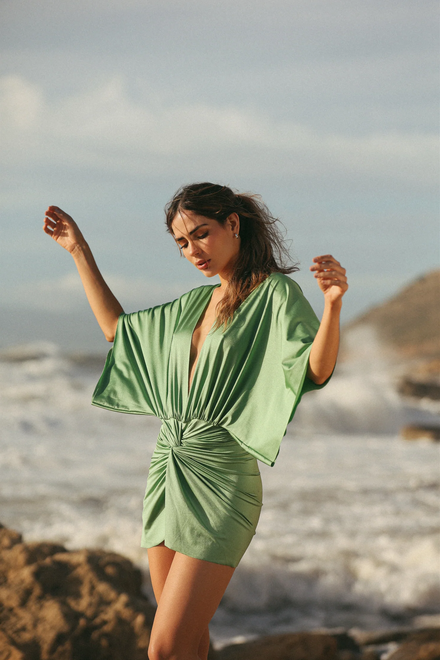 Almamia Seaweed Jurk