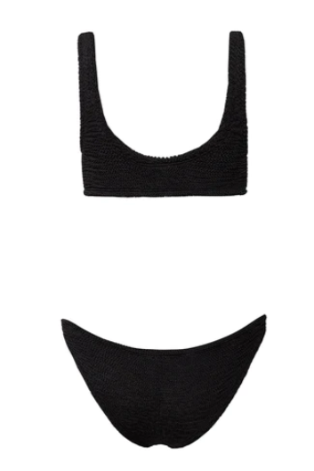 Paramidonna Ribbed Bralette Bikini Black