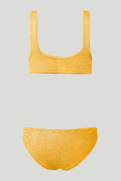 Paramidonna Emily  Ribbed Fashion Bikini Yellow