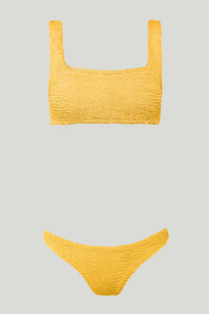 Paramidonna Emily  Ribbed Fashion Bikini Yellow