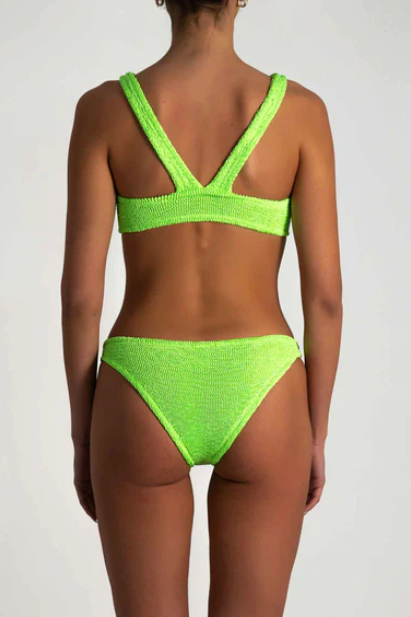 Paramidonna V-Neck Bikini Neon Green