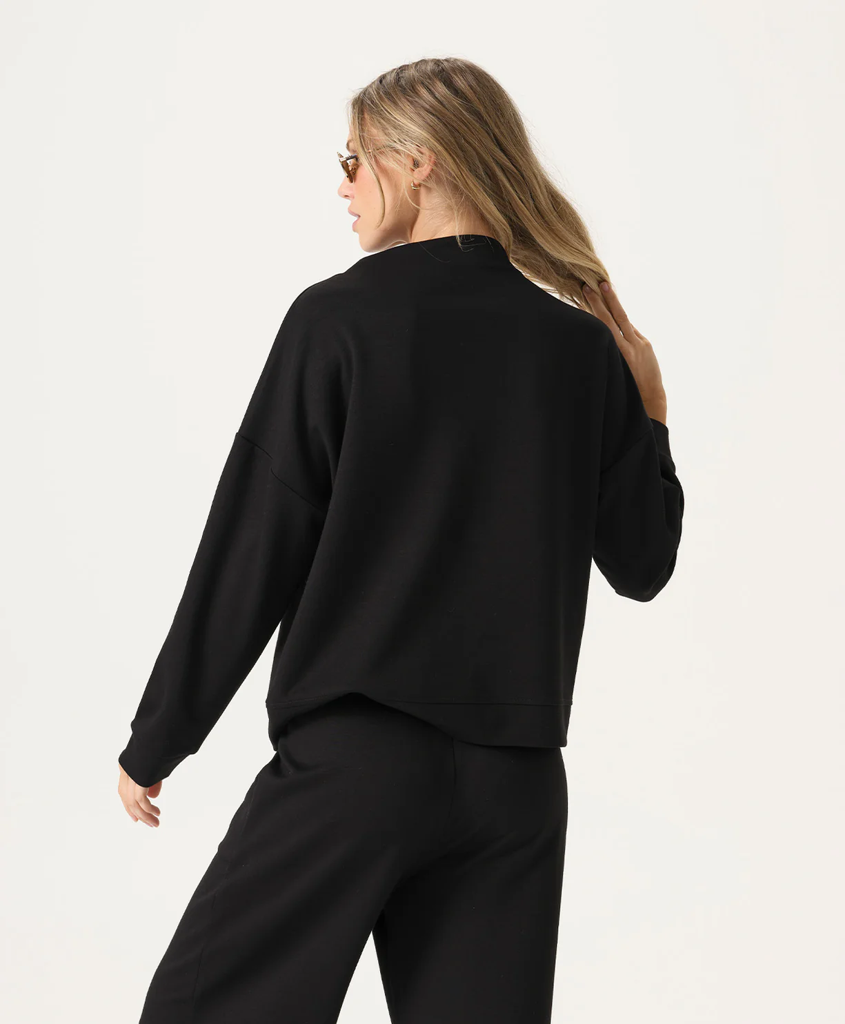 PQ Swim Black Travel Set Top