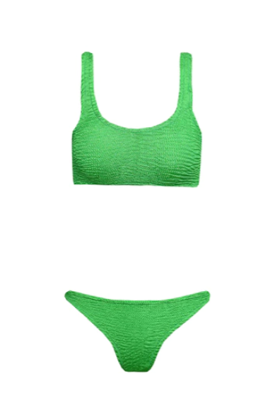 Paramidonna Emily Geribbelde Fashion Bikini Kiwi Groen