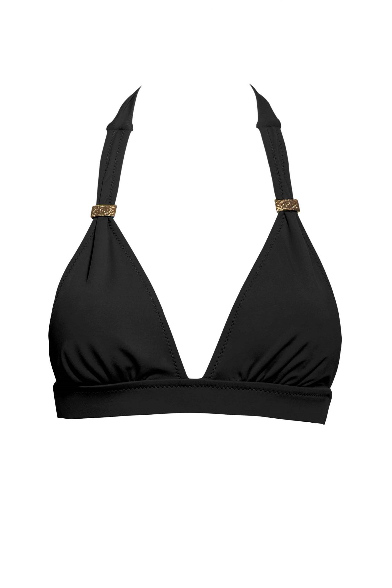 Phax Black Halter Bikini Top